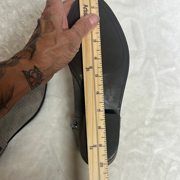 Lucky Brand Gray Suede Chelsea Boots